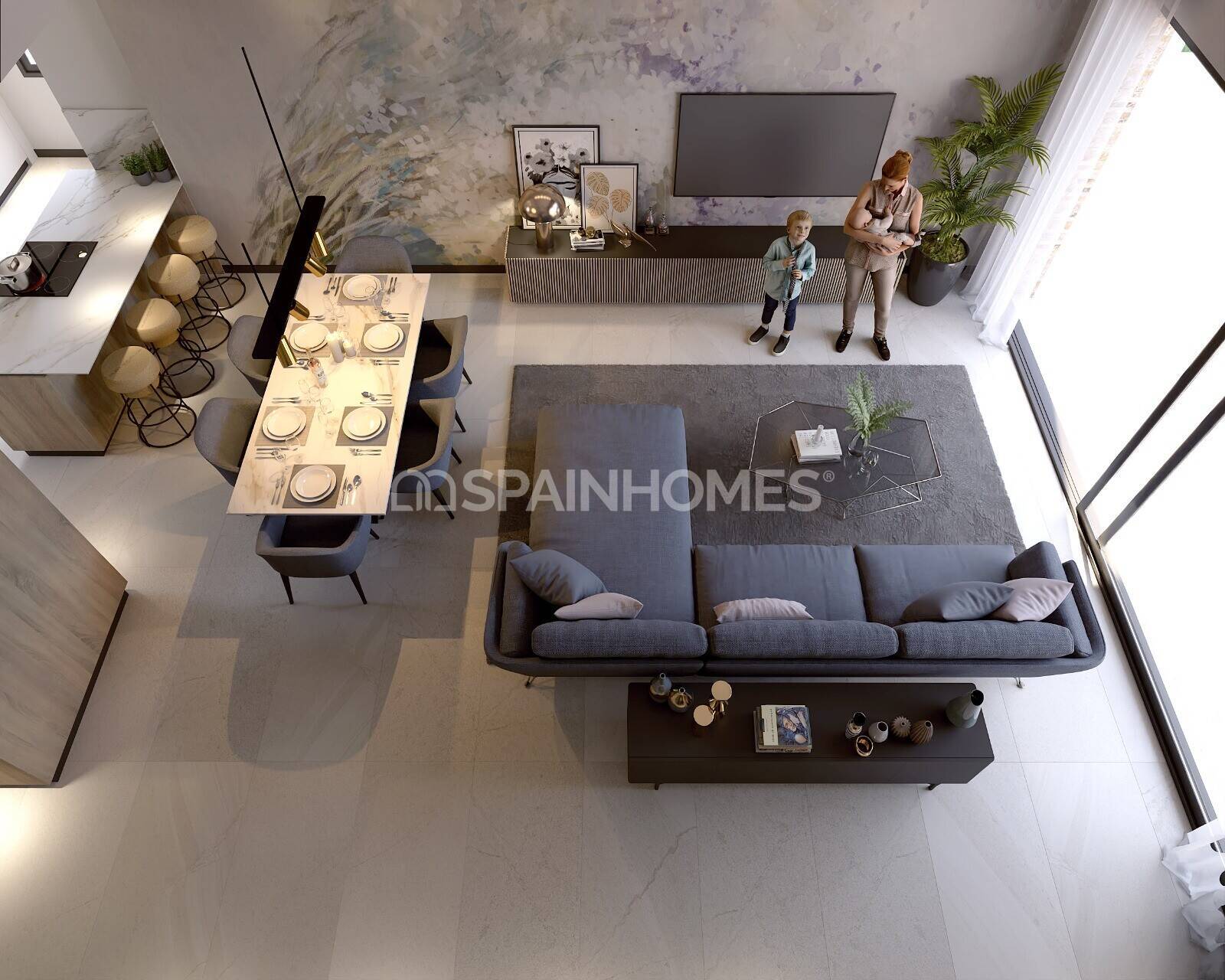 Villa a Algorfa, Alicante, Spagna 3 camere da letto, 135 mq. N° 122470