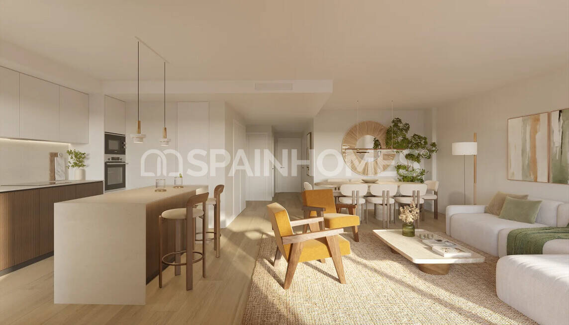 Apartment in Mijas, Malaga, Spain 2 bedrooms, 79 sq.m. No. 122474