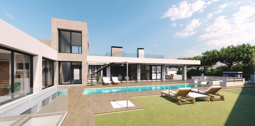 Villa Las Lagunas De Mijas, Malaga, Spagna 3 camere da letto, 397 mq. N° 120088