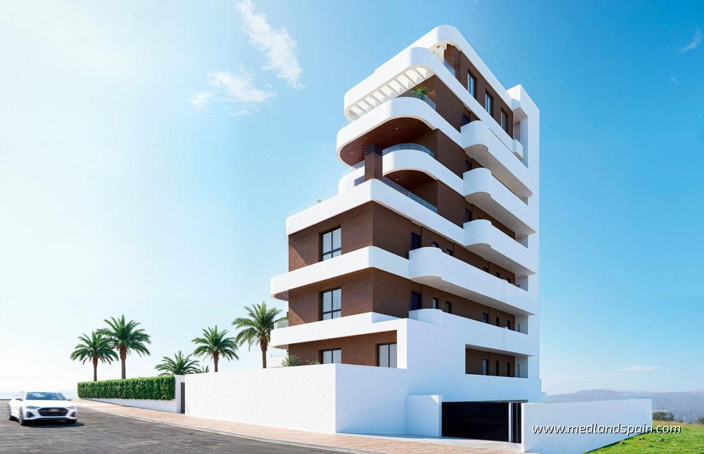 Lägenhet i Guardamar del Segura, Alicante, Spanien 2 sovrum, 73 kvm. Nr. 130493