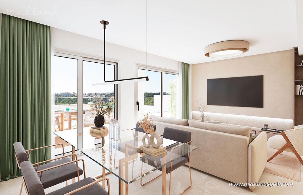 Dzīvoklis Mijas Costa, Malaga, Spānijā 2 istabas, 76 m2 Nr. 130499