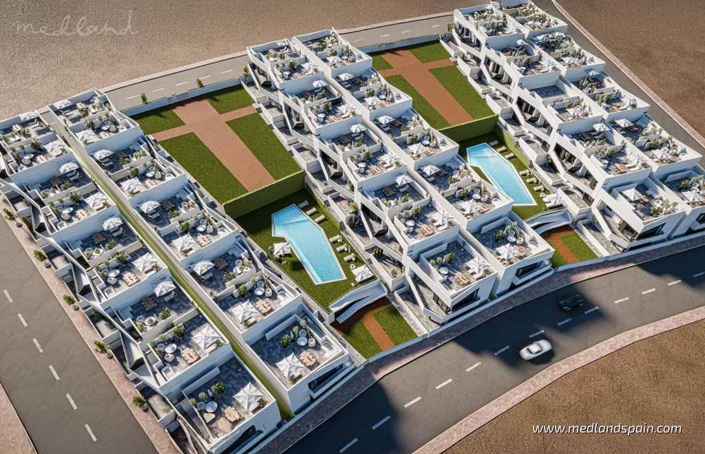 Appartamento a San Miguel de Salinas, Alicante, Spagna 3 camere da letto, 85 mq. N° 124628