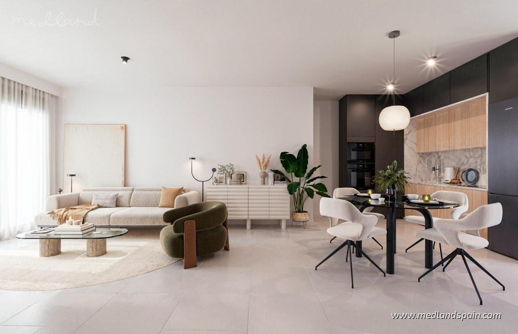 Appartamento a San Miguel de Salinas, Alicante, Spagna 3 camere da letto, 85 mq. N° 124628