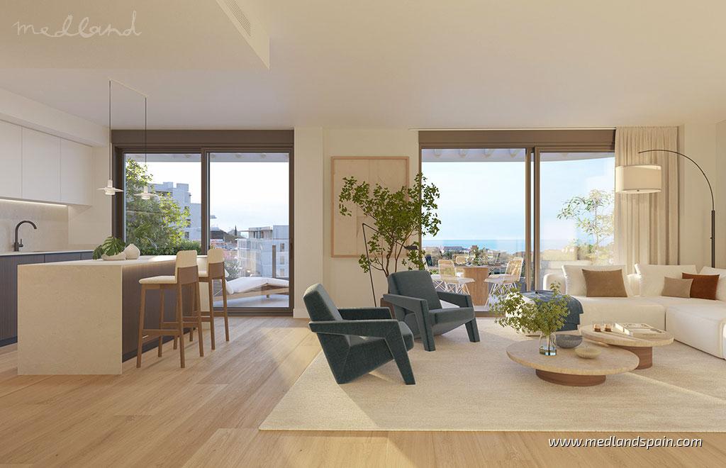 Lägenhet i Mijas Costa, Malaga, Spanien 2 sovrum, 87 kvm. Nr. 124633