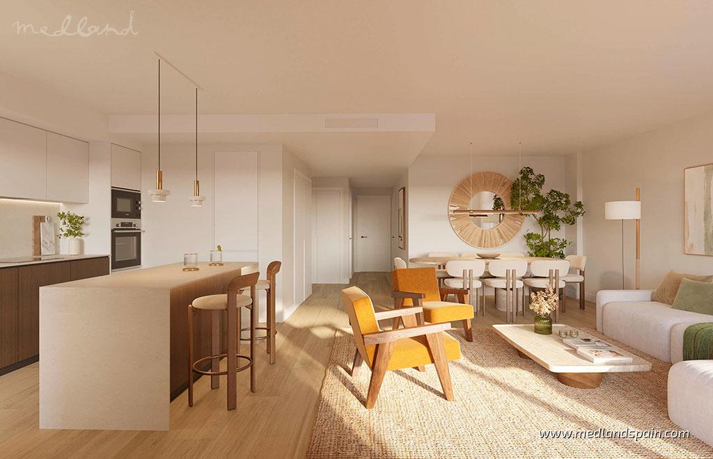 Dzīvoklis Mijas Costa, Malaga, Spānijā 3 istabas, 101 m2 Nr. 124632