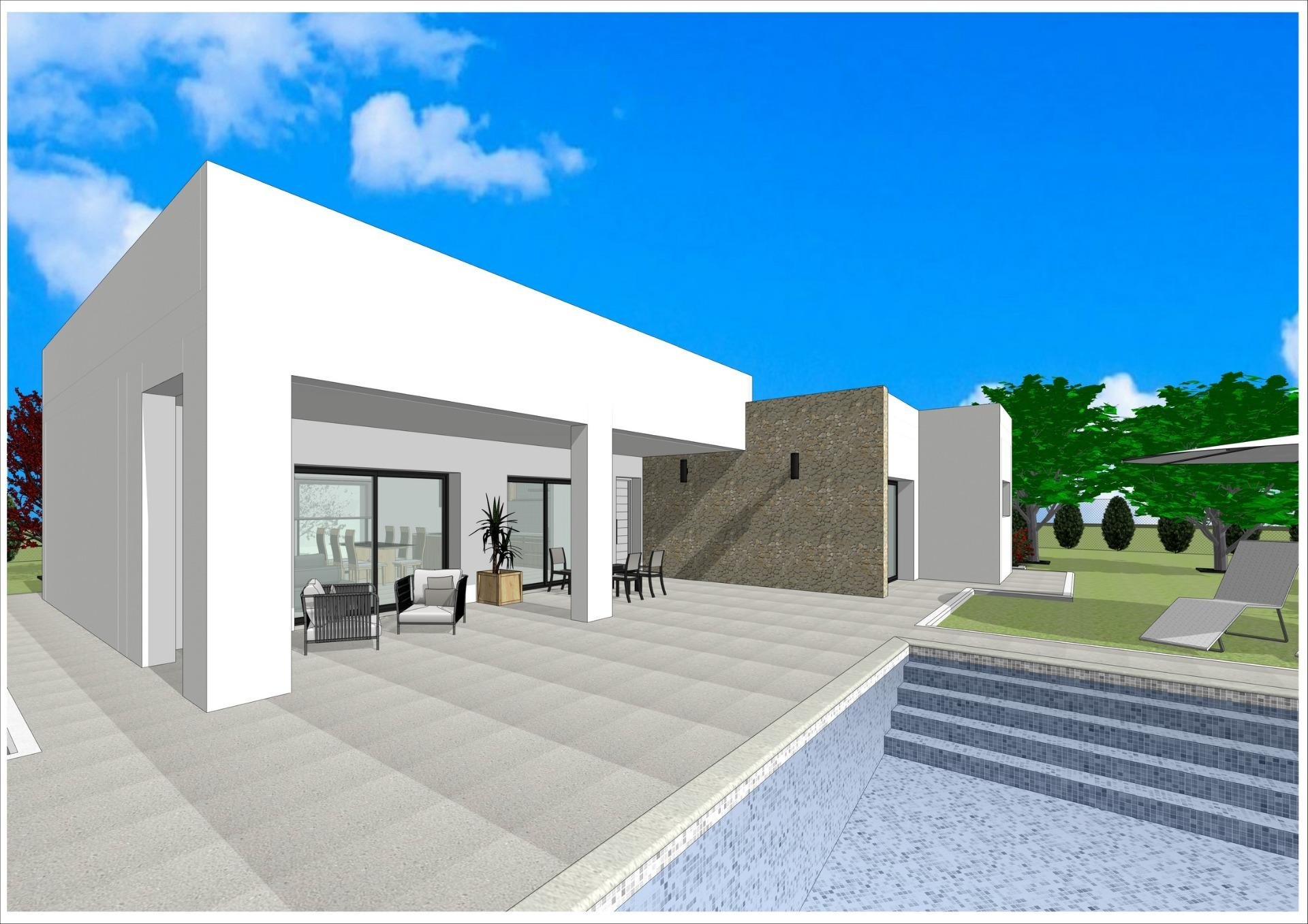 Villa a Aspe, Alicante, Spagna 3 camere da letto, 190 mq. N° 128412