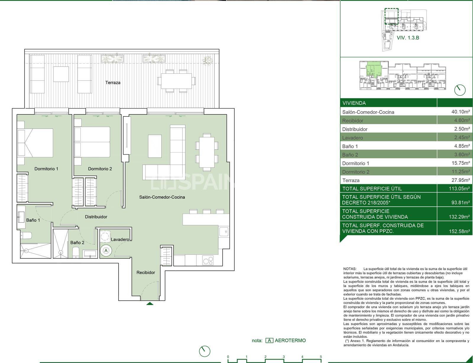 Dzīvoklis Estepona, Malaga, Spānijā 2 istabas, 120 m2 Nr. 120832