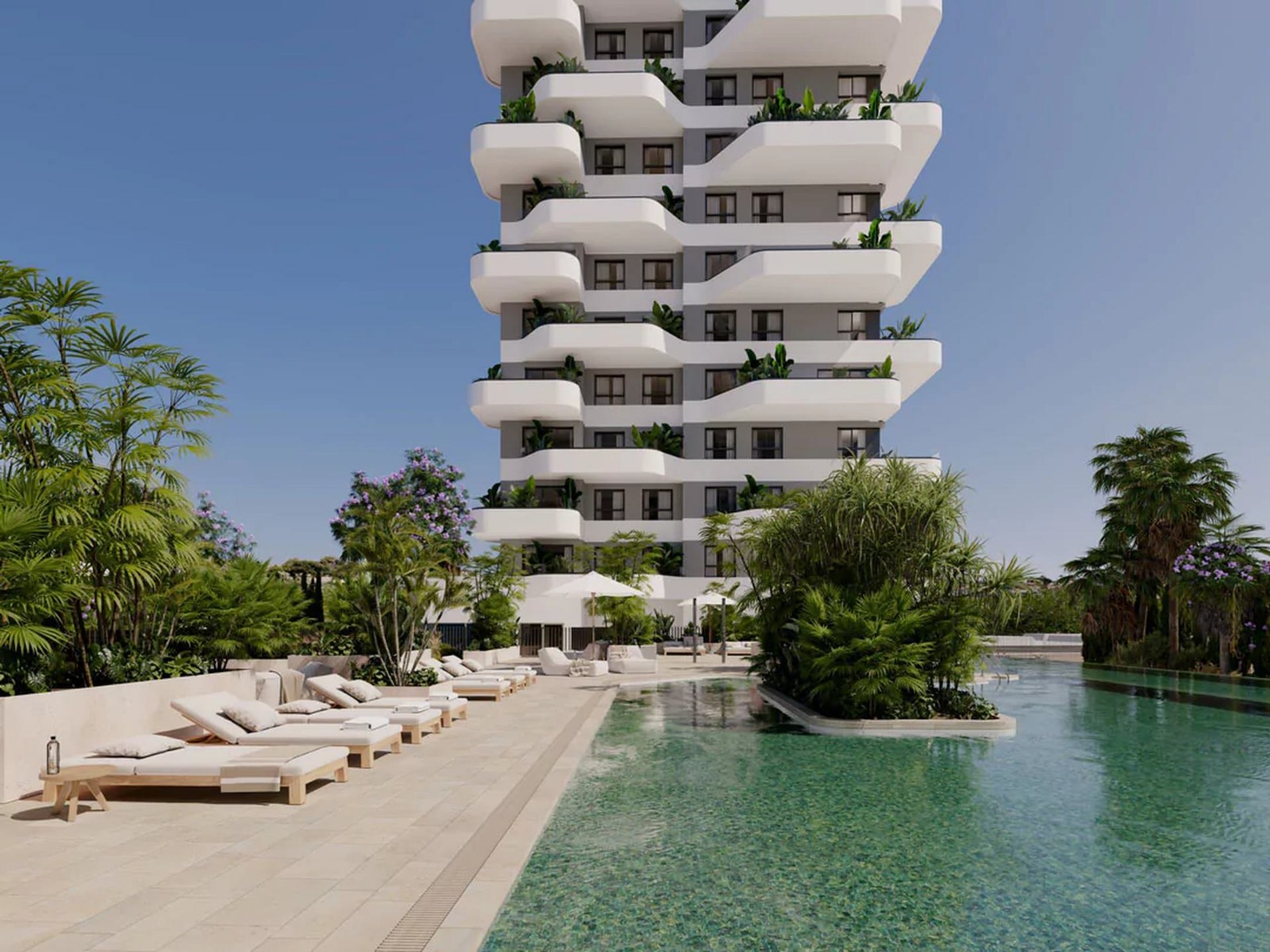 Apartment in Calpe, Alicante, Spain 2 bedrooms, 118 sq.m. No. 122549