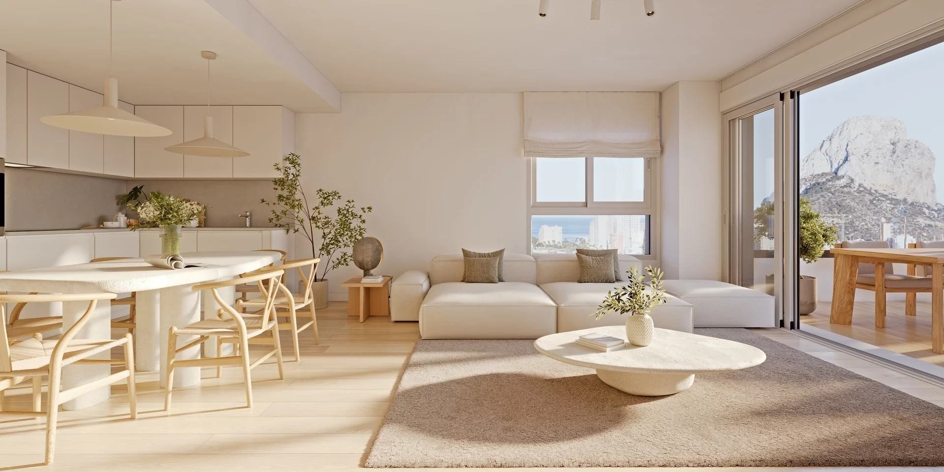 Apartment in Calpe, Alicante, Spain 2 bedrooms, 118 sq.m. No. 122549