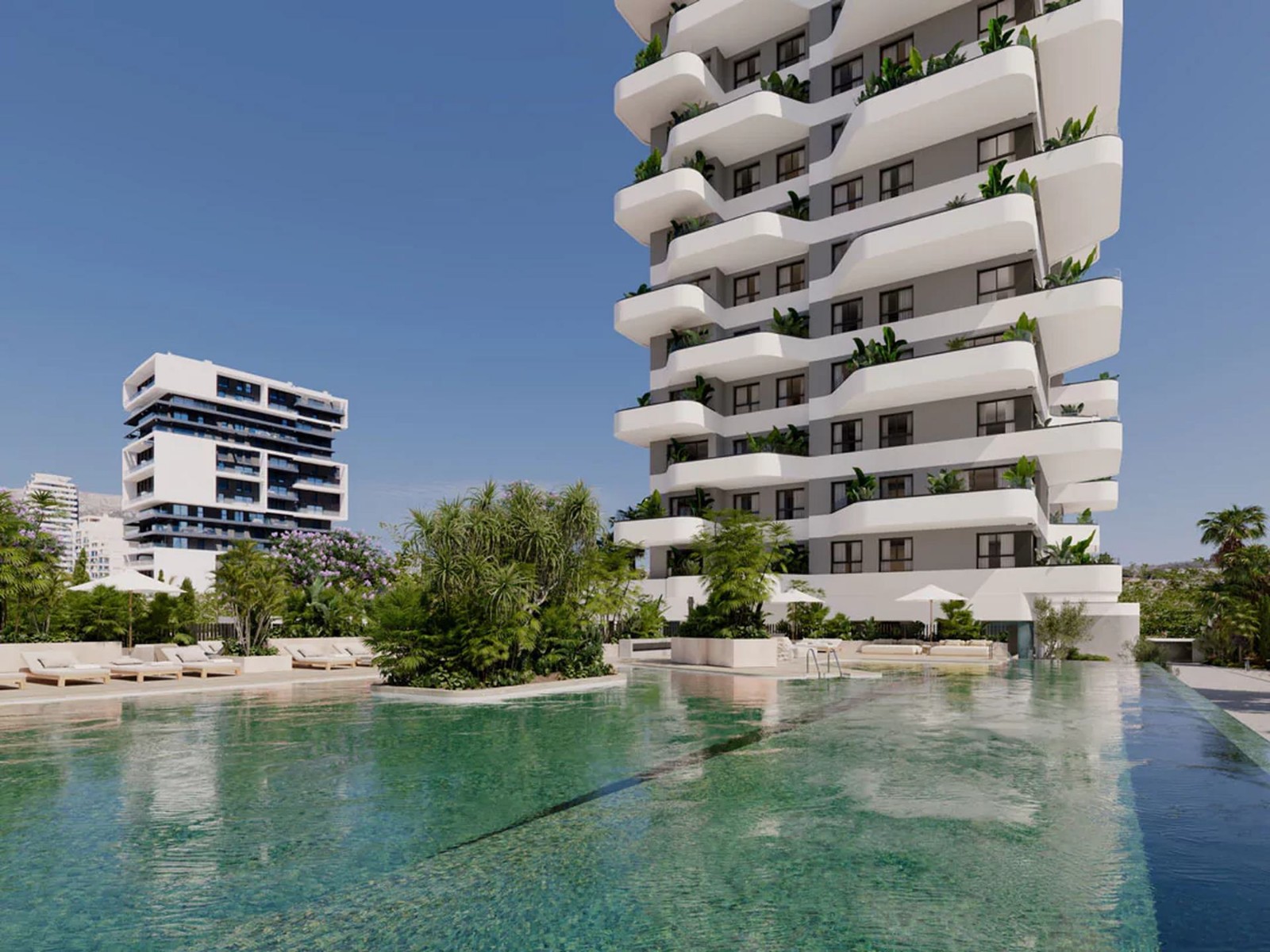 Apartment in Calpe, Alicante, Spain 2 bedrooms, 118 sq.m. No. 122549