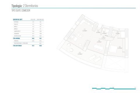 Apartament Benidorm, Alicante, Hiszpania 2 sypialnie, 79 mkw. nr 122552 – zdjęcie 4