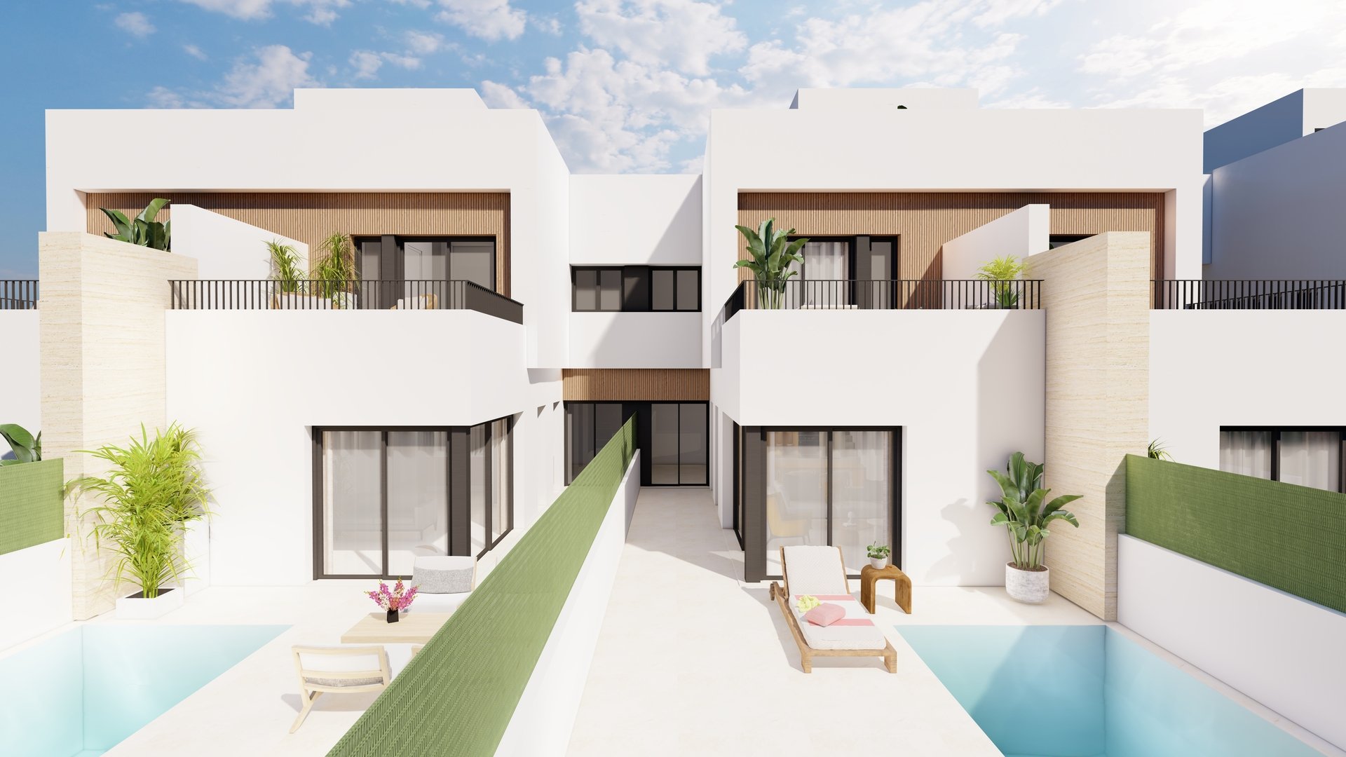 Radhus i San Javier, Murcia, Spanien 3 sovrum, 122 kvm. Nr. 129111