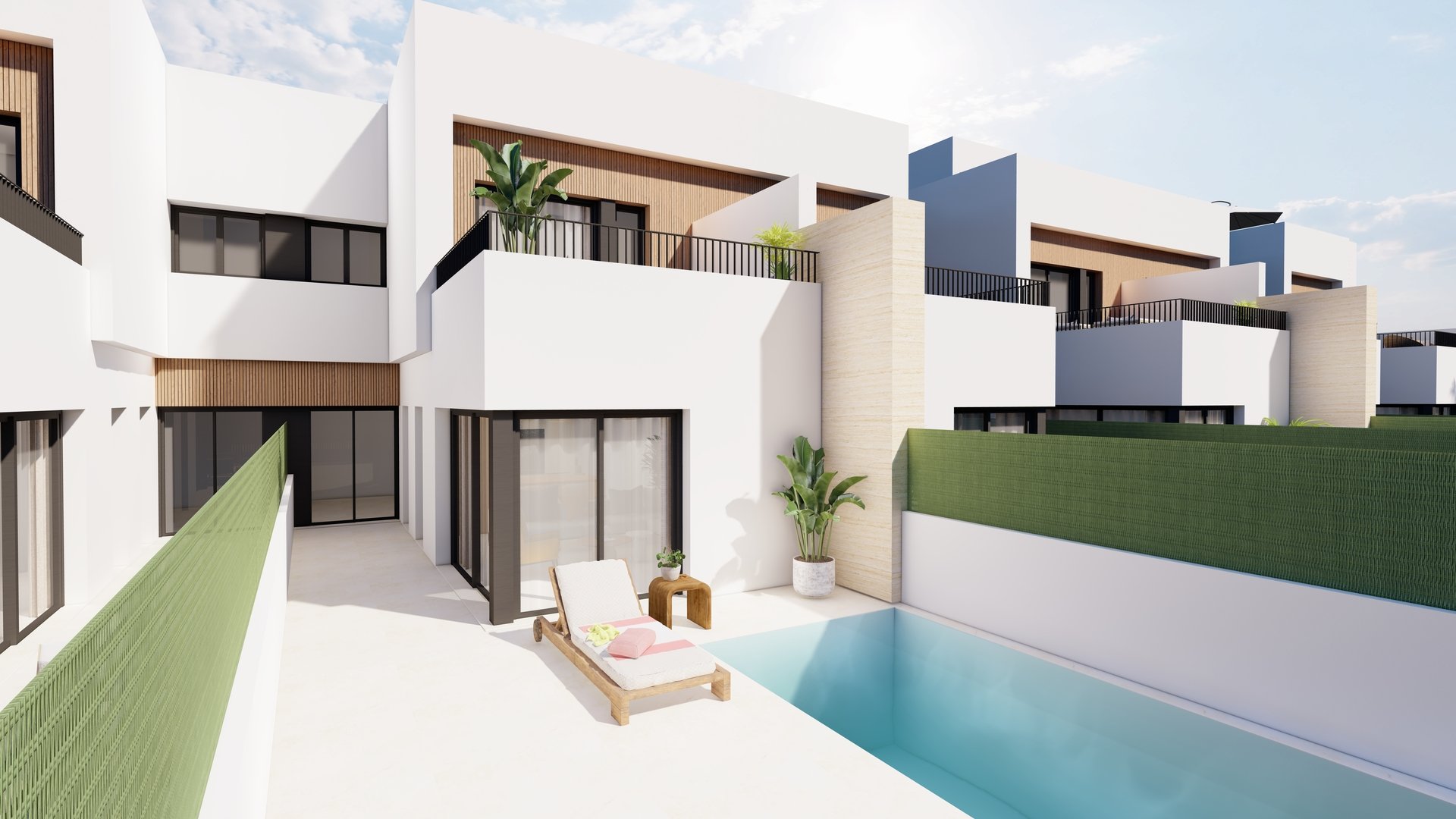 Radhus i San Javier, Murcia, Spanien 3 sovrum, 122 kvm. Nr. 129111