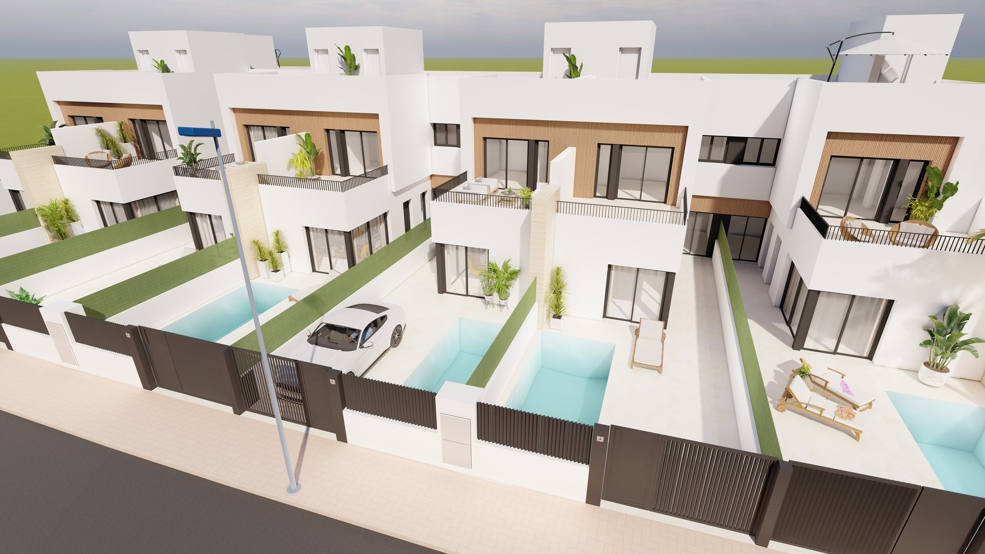 Radhus i San Javier, Murcia, Spanien 3 sovrum, 122 kvm. Nr. 129111