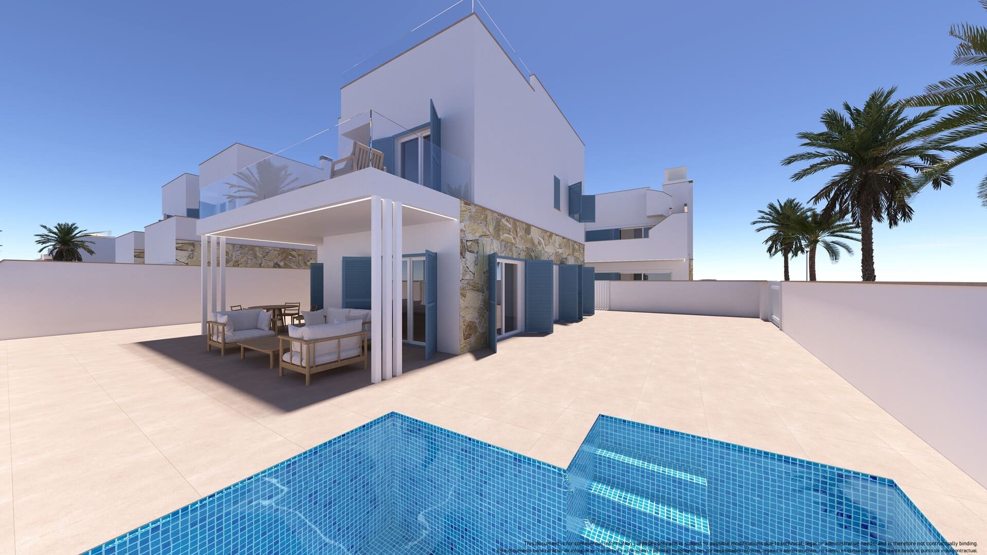 Apartament w Torre de la Horadada, Alicante, Hiszpania 3 sypialnie,  nr 132631