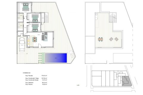 Villa à vendre Los Alcazares, Murcia, Espagne, 3 chambres, 122 m2 No. 125653 - photo 30