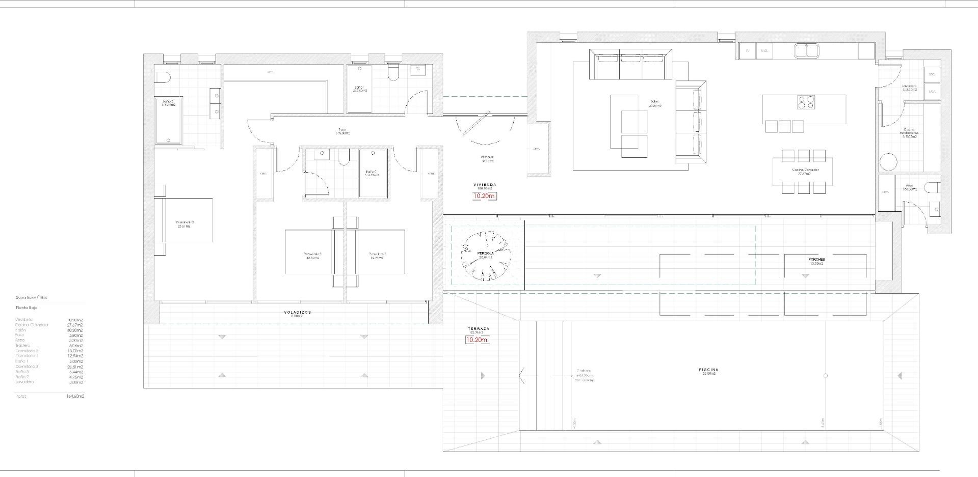 Villa in Calpe, Alicante, Spanien 3 Schlafzimmer, 249 m2 Nr. 128474