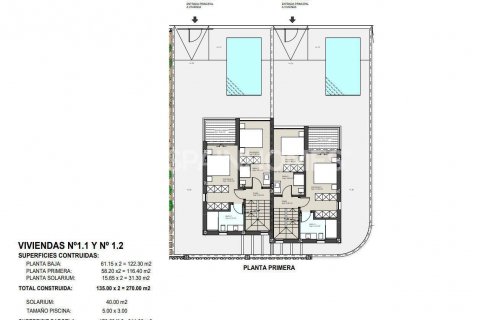 Villa till salu Pilar de la Horadada, Alicante, Spanien 3 sovrum, 119 kvm. Nr. 120578 - foto 12