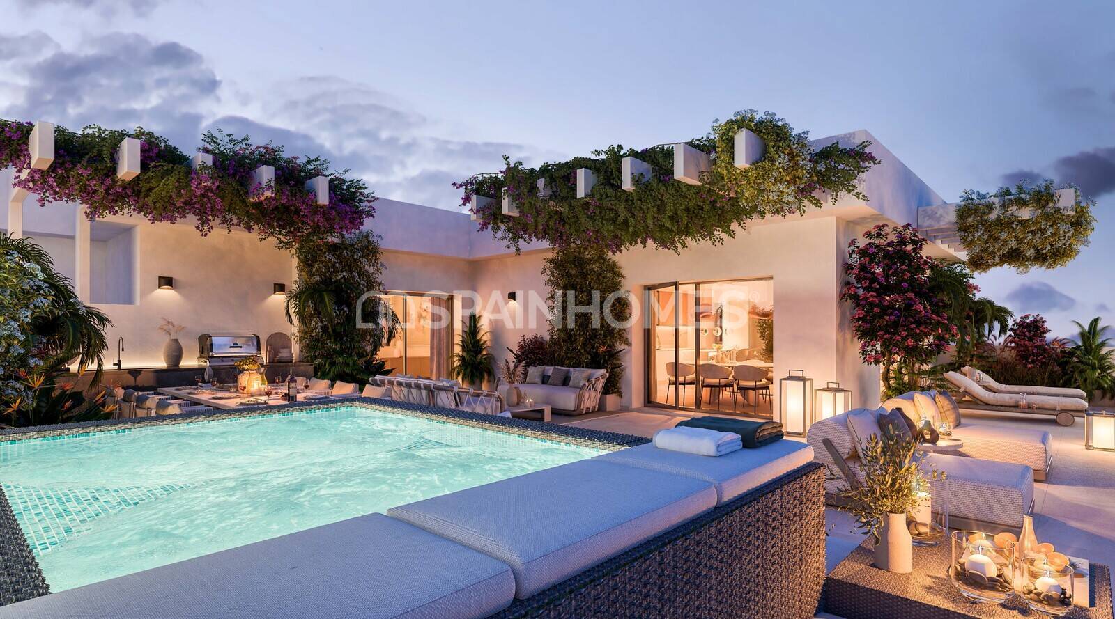 Lägenhet i Casares, Malaga, Spanien 2 sovrum, 73 kvm. Nr. 121063