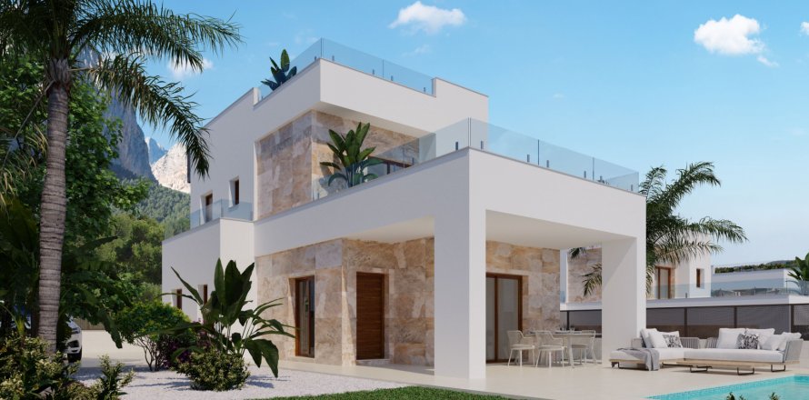 Villa Polop, Alicante, España 3 dormitorios, 129 m2 No. 123210