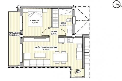 Apartment for sale Torrevieja, Alicante, Spain 1 bedroom, 46 sq.m. No. 131696 - photo 16