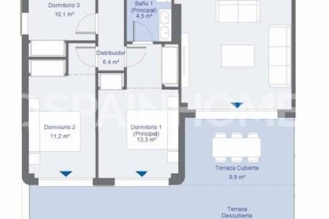 Kattohuoneisto myytävänä San Roque, Cadiz, Espanja, 3 makuuhuonetta, 72 m2 No. 131179 - kuva 18
